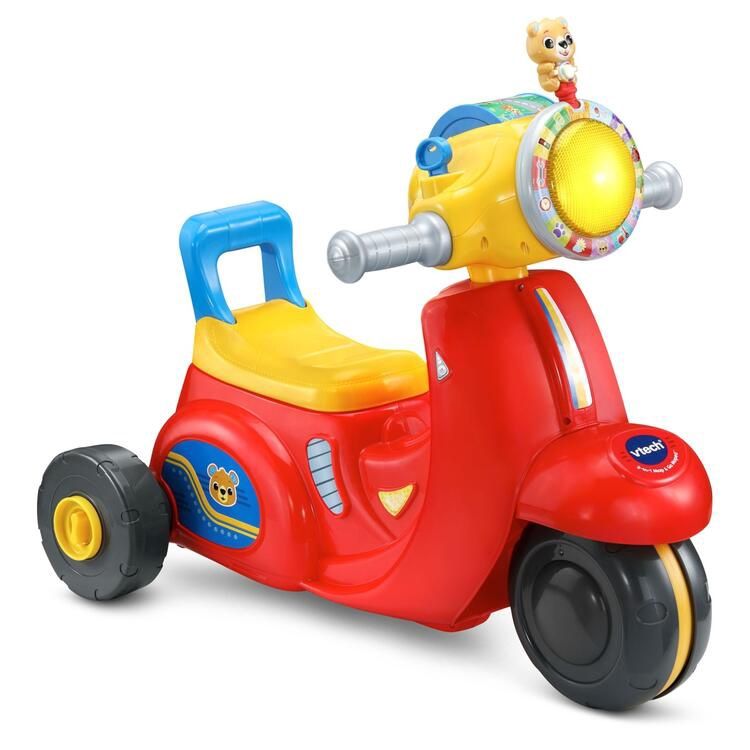 VTECH - PORTEUR SCOOTER INTÉRACTIF 2 EN 1