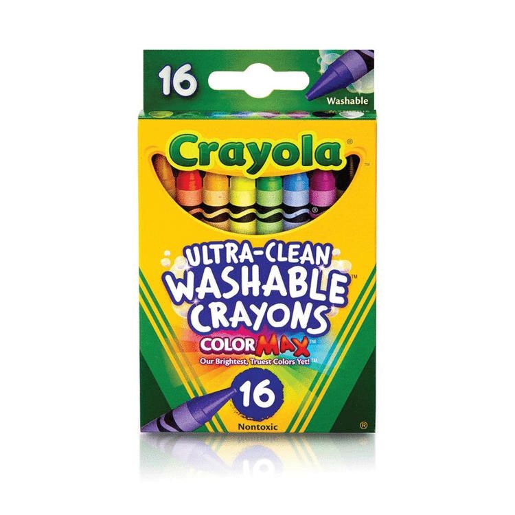 CRAYOLA - CRAYON CIRE LARGE 16 PIÈCES