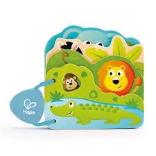 LIVRE EN BOIS LA JUNGLE HAPE