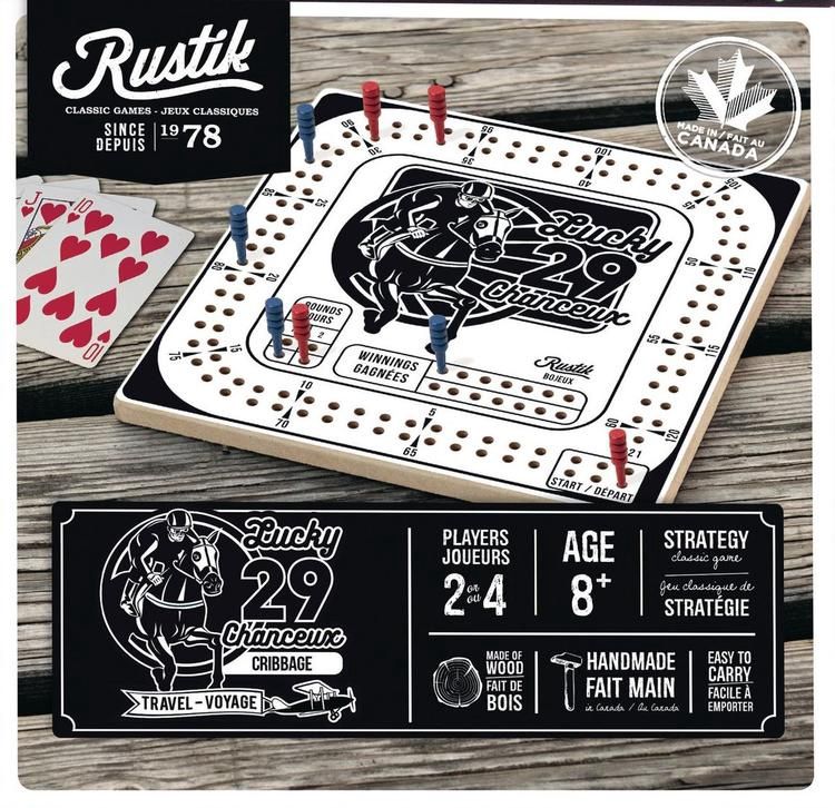 29 CHANCEUX DE VOYAGE  (CRIBBAGE)