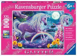 CASSE-TÊTE 100 PIÈCES RAVENSBURGER - LICORNE SCINTILLANTE