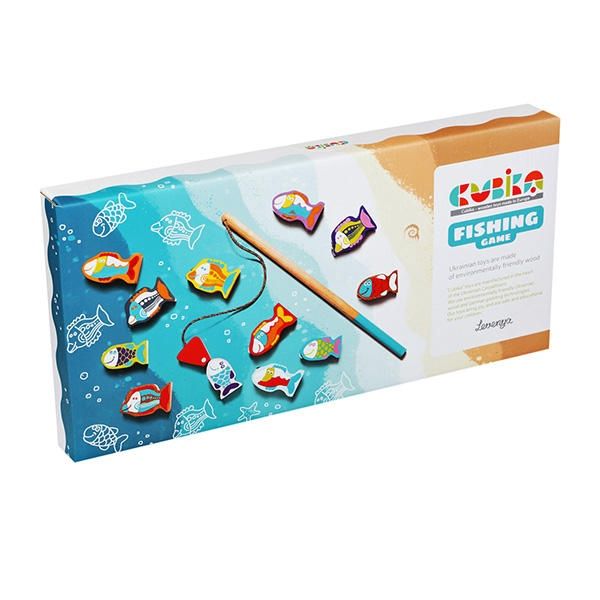 CUBIKA - JEU DE PÊCHE EN BOIS