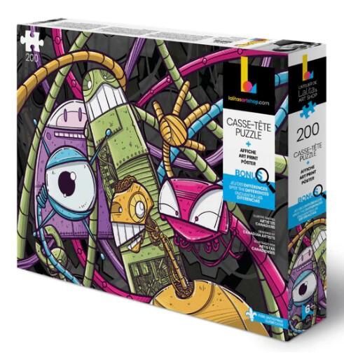 CASSE-TÊTE 200 PIÈCES LALITA'S: ROBOTS SYMPATIQUES