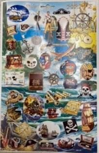 AUTOCOLLANTS PIRATES