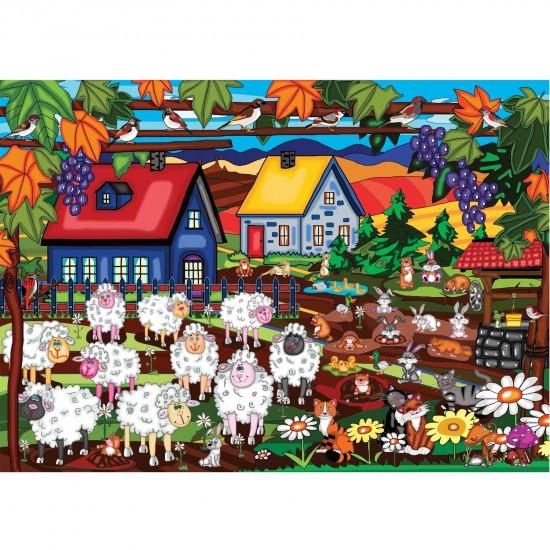 CASSE-TÊTE 1000 PIÈCES JACAROU - LA SOURIS VERTE