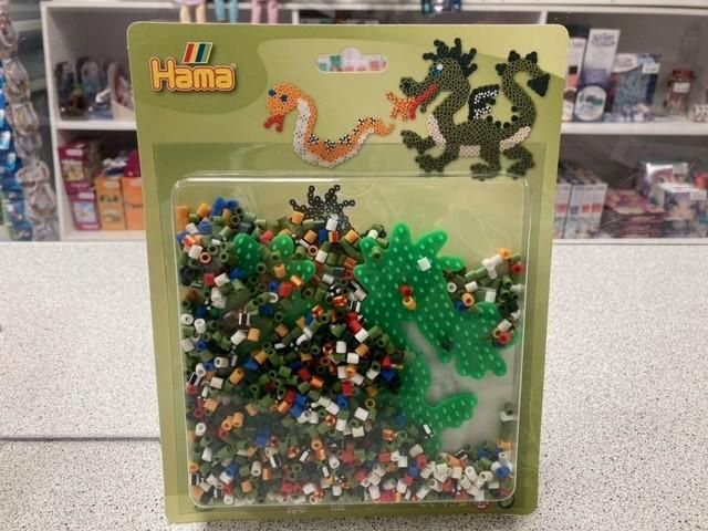 HAMA 1100 PCES + PLAQUE DRAGON