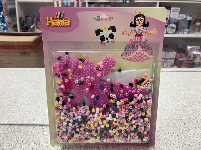 HAMA - 1100 PCES + 1 PLAQUE PRINCESSE