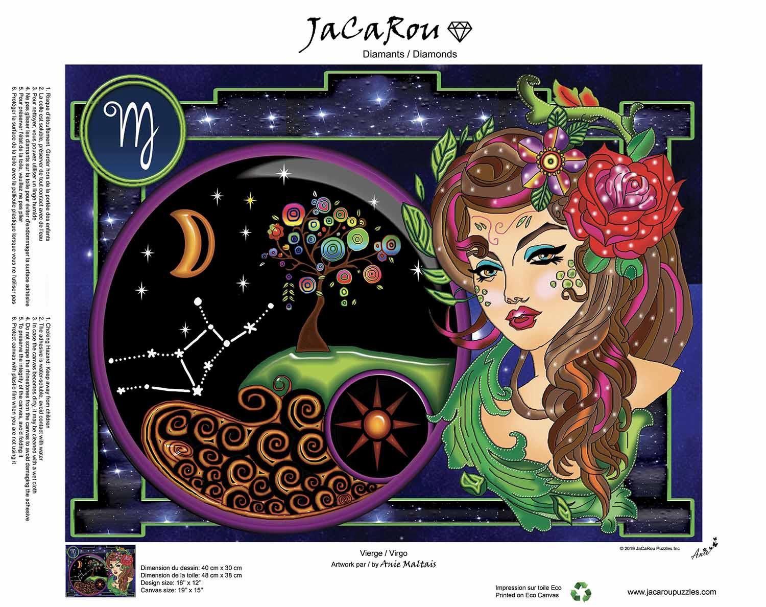 BRODERIE DE DIAMANTS JACAROU - VIERGE