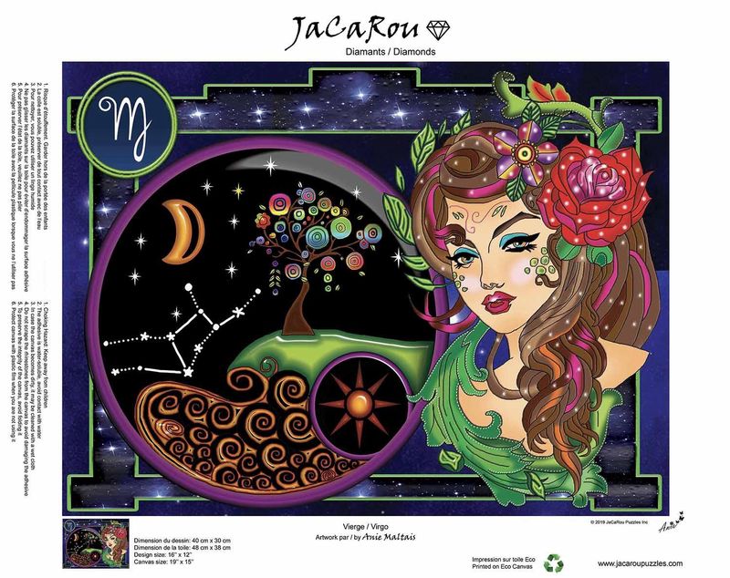 BRODERIE DE DIAMANTS JACAROU - VIERGE