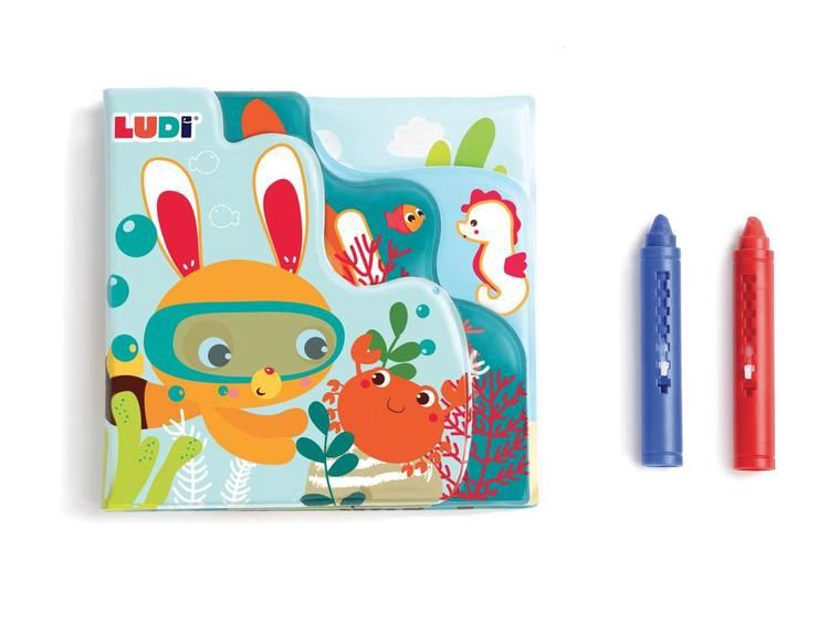 LUDI - LIVRE DE BAIN COLORIAGE