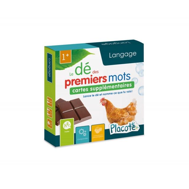PLACOTE - DÉ DES PREMIERS MOTS CARTES SUPPLÉMENTAIRES