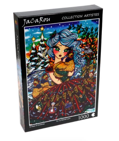 CASSE-TÊTE 1000 PIÈCES JACAROU - 12 DAYS OF CHRISTMAS