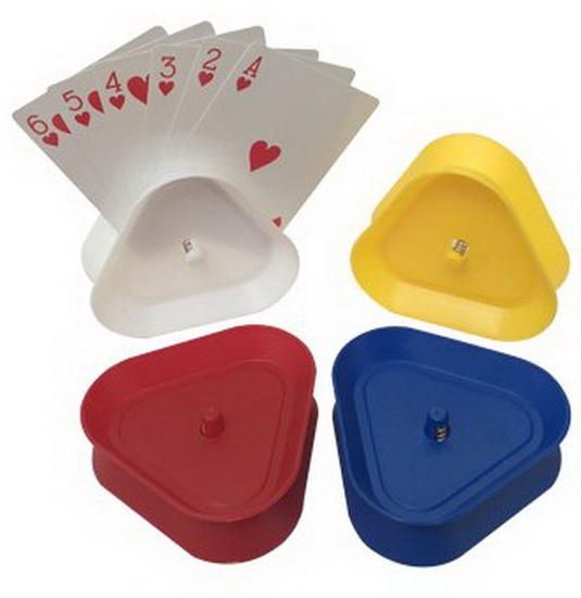 4 SUPPORTS POUR CARTES TRIANGULAIRE