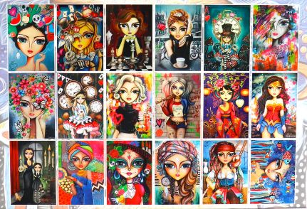 MINI CASSE-TÊTE 99 PIÈCES MAGNOLIA - COLLECTION ROMI LERDA