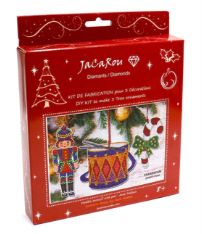 BRODERIE DE DIAMANT JACAROU - ORNEMENTS DE NOEL PARAPAPAM