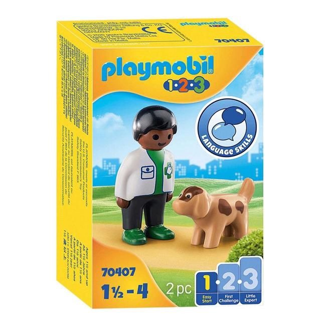 PLAYMOBIL 70407 - VÉTÉRINAIRE AVEC CHIEN