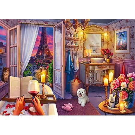 CASSE-TÊTE 500 PIÈCES XL RAVENSBURGER - DANS LA BAIGNOIRE