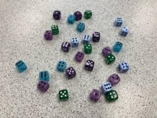 Dé 6 faces 12mm