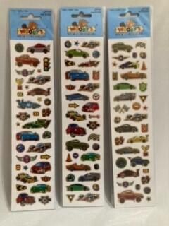 AUTOCOLLANTS WOODY'S - VOITURES RAPIDES