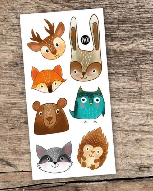PICO TATOO - LES ANIMAUX DE LA FORÊT