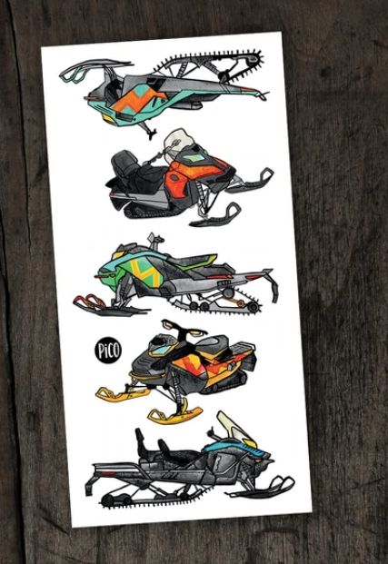 PICO TATOO - LES MOTONEIGES S'AMUSENT