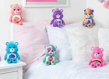 CARE BEARS CALINOURS - PELUCHE 9 PO AVEC BRILLANT SUR LE VENTRE