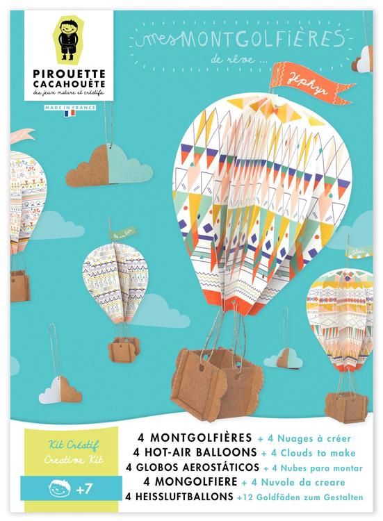 PIROUETTE CACAHOUÈTE - KIT CRÉATIF MONTGOLFIÈRE