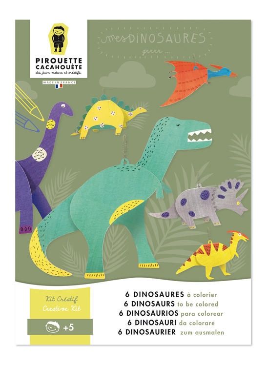 PIROUETTE CACAHOUÈTE - KIT CRÉATIF DINOSAURES