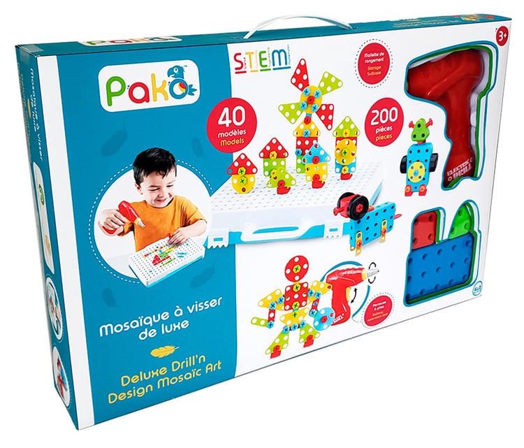 PAKO - MOSAIQUE À VISSER EN MALLETTE DELUXE