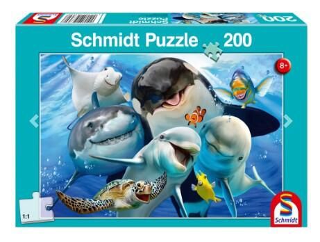 CASSE-TÊTE 200 PIÈCES SCHMIDT - LES AMIS DU MONDE SOUS-MARIN