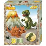 HAMA - BOITE DINOSAURES 3D