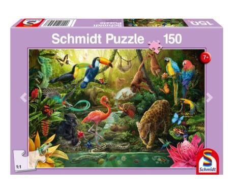 CASSE-TÊTE 150 PIÈCES SCHMIDT: HABITANTS DE LA JUNGLE