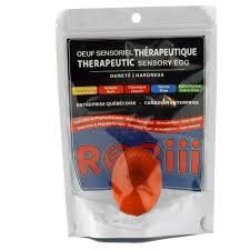 OEUF SENSORIEL THÉRAPEUTIQUE - ROUGE CLASSIQUE