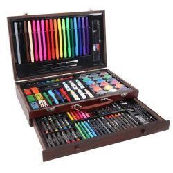 TROUSSE D'ART 123 PIÈCES COFFRET EN BOIS