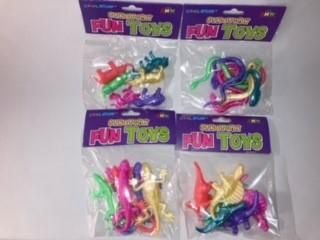 5 PETITS ANIMAUX COLORÉS MOUS