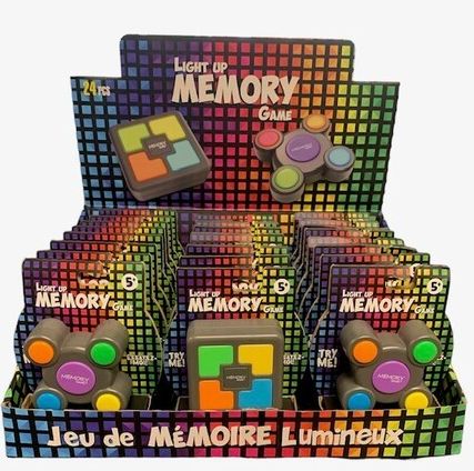 JEU DE MÉMOIRE LIGHT UP (MINI JEU DE SIMON)