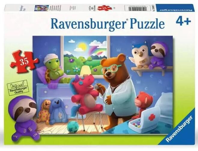 CASSE-TÊTE 35 PIÈCES RAVENSBURGER - L'HÔPITAL DES PELUCHES