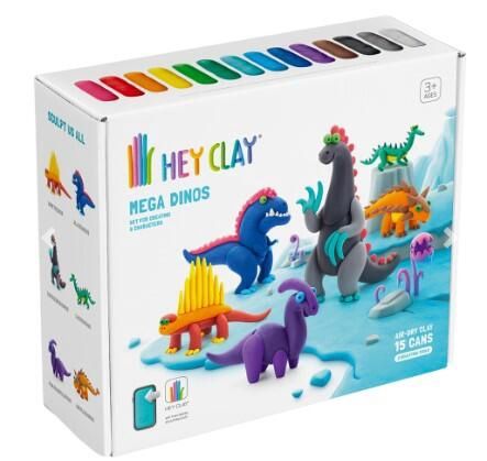 HEY CLAY ENSEMBLE D'ARGILE - DINOS