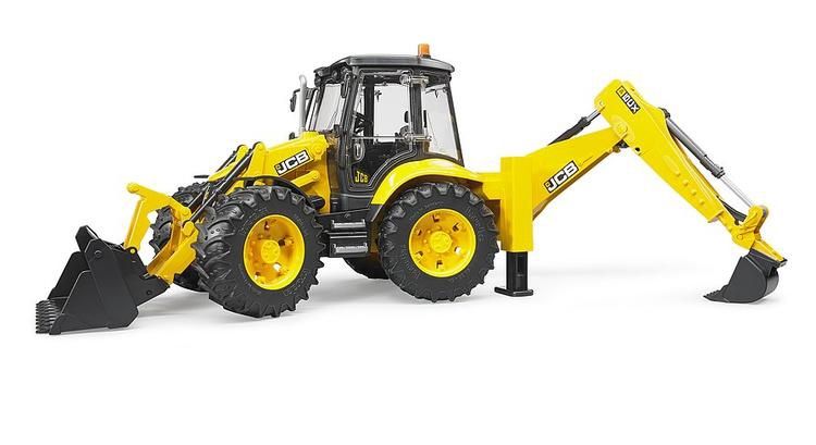 BRUDER 02454 - CHARGEUSE-PELLETEUSE JCB 5CX