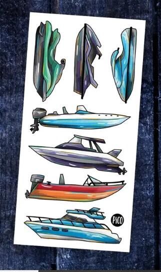 PICO TATOO - LES BÂTEAUX ET MOTOMARINES