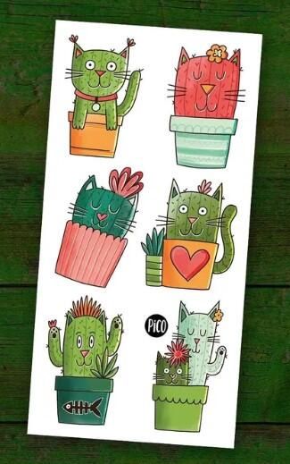 PICO TATOO - LES CHATS CACTUS
