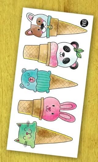 PICO TATOO - LES CORNETS ANIMAUX