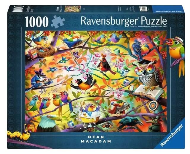 CASSE-TÊTE 1000 PIÈCES RAVENSBURGER - BUSY BIRDIES