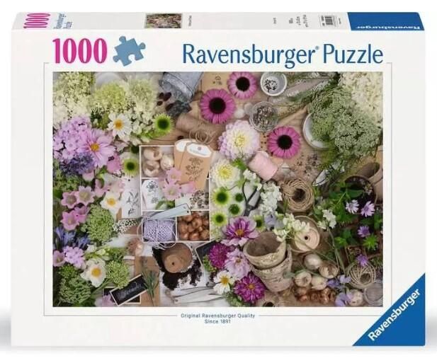 CASSE-TÊTE 1000 PIÈCES RAVENSBURGER - FOR THE LOVE OF FLOWERS