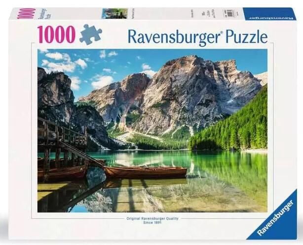 CASSE-TÊTE 1000 PIÈCES RAVENSBURGER - PRAGSER WILDSEE, SOUTH TYROL, ITALY