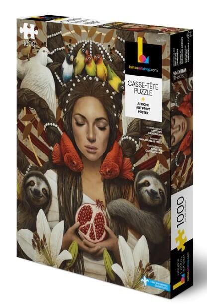 CASSE TÊTE 1000 PIÈCES LALITA'S ART SHOP - GUERRIÈRE PACIFIQUE