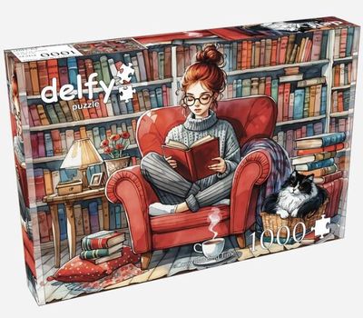 Casse-tête 1000 pièces Delfy - Cozy Reading Time