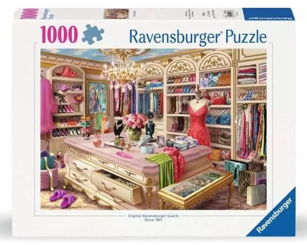 CASSE-TÊTE 1000 PIÈCES RAVENSBURGER - THE COVETED CLOSET