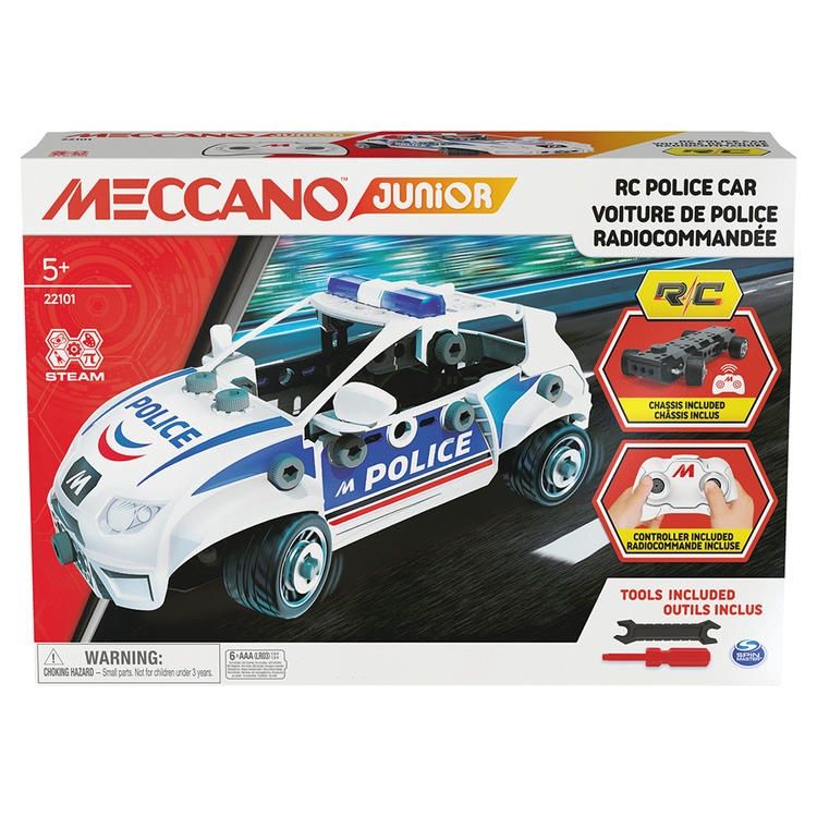 MECCANO JR. VOITURE DE POLICE TÉLÉGUIDÉ