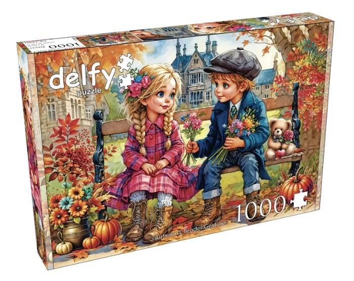 CASSE-TÊTE 1000 PIÈCES DELFY - AUTOMN'S TENDER GESTURE